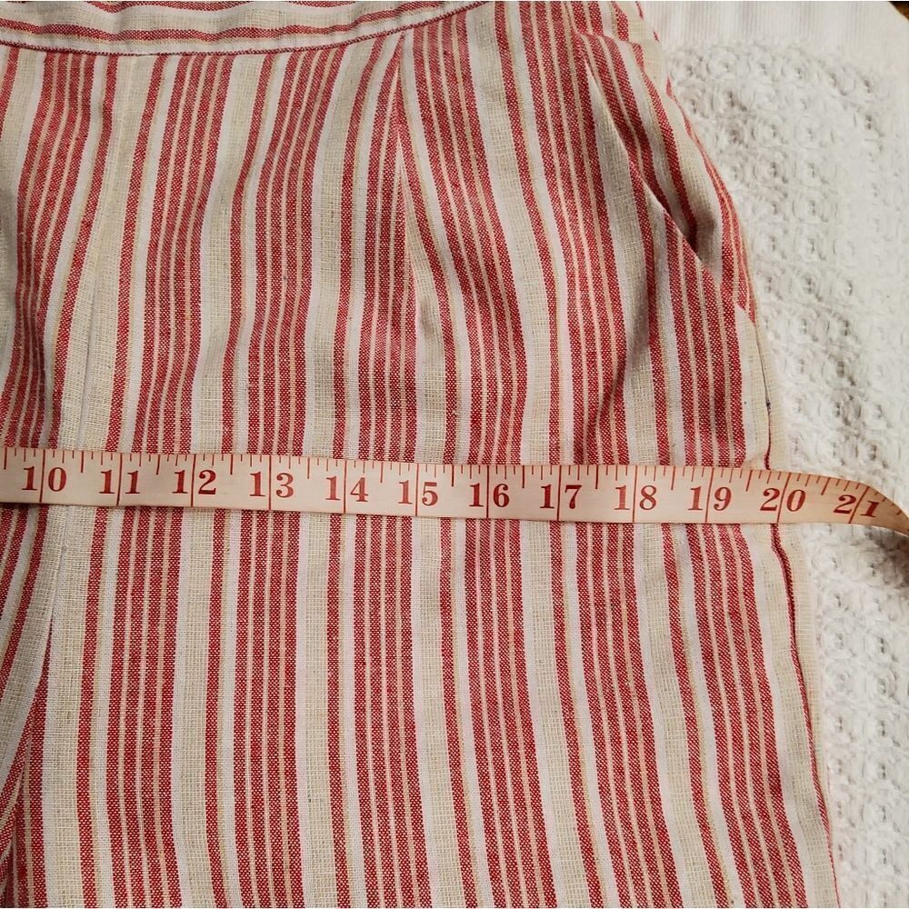 Lulus Emilia Rae Striped Ruffle Culotte Jumpsuit Size M - Picture 12 of 15